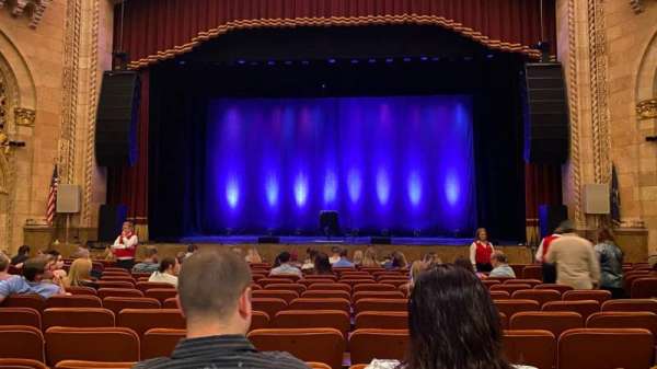 Hershey Theatre, section: Orchetra Center, row: P, seat: 105