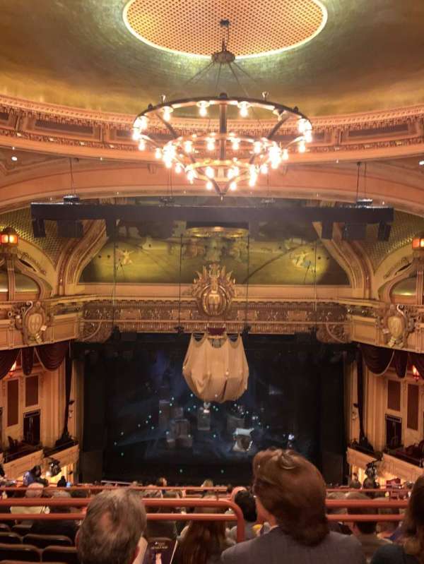 Hippodrome Theatre, section: Center Upper Balcony, row: O, seat: 309