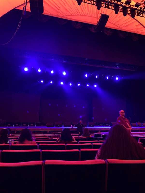 Radio City Music Hall, section: Orchestra 5, row: MM, seat: 505