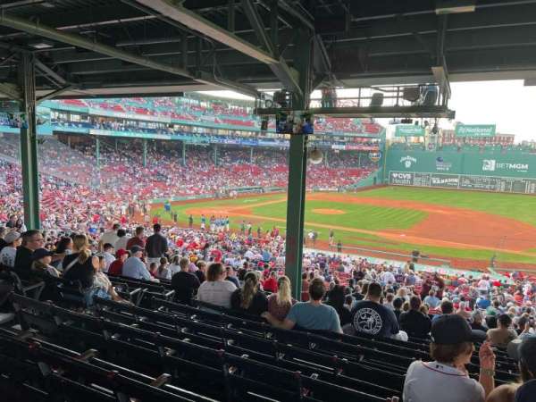Fenway Park, section: Grandstand 14, row: 15, seat: 10