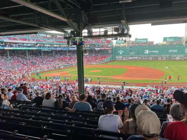 Fenway Park, section: Grandstand 14, row: 15, seat: 9