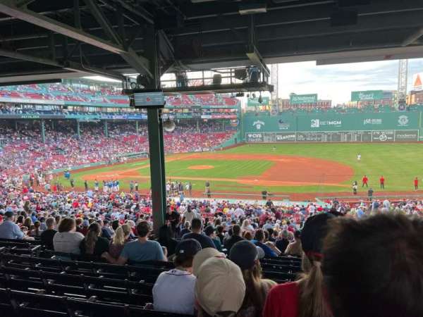 Fenway Park, section: Grandstand 14, row: 15, seat: 8