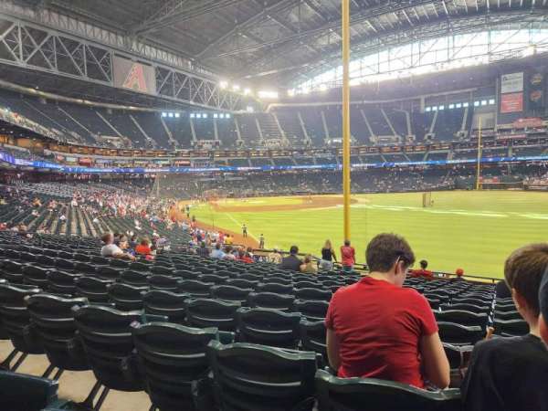 Chase Field, section: 107, row: 38, seat: 3