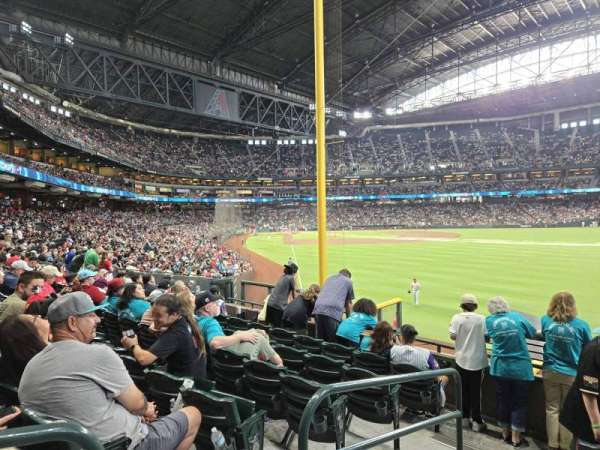 Chase Field, section: 106, row: 31, seat: 18