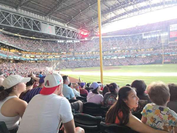 Chase Field, section: 106, row: 31, seat: 18