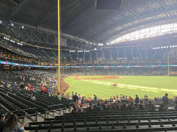 Chase Field, section: 105, row: 40, seat: 5