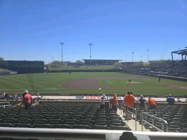 Salt River Fields, section: 218w, row: 16w, seat: 1