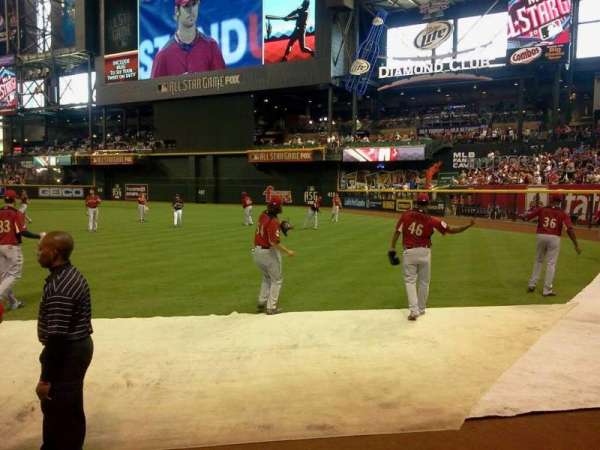 Chase Field, section: 108, row: 25, seat: 10