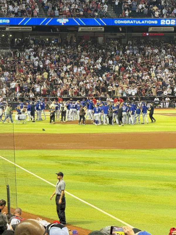 Chase Field, section: 108, row: 25, seat: 9