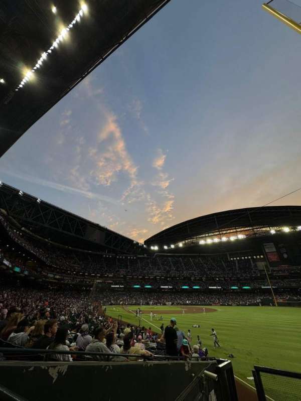 Chase Field, section: 108, row: 25, seat: 9