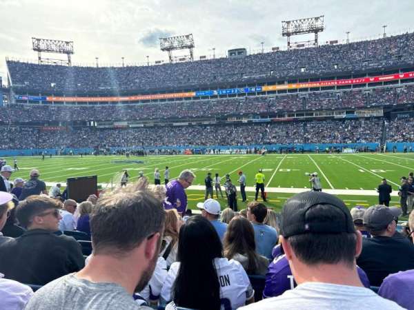 Nissan Stadium, section: 110, row: G, seat: 5
