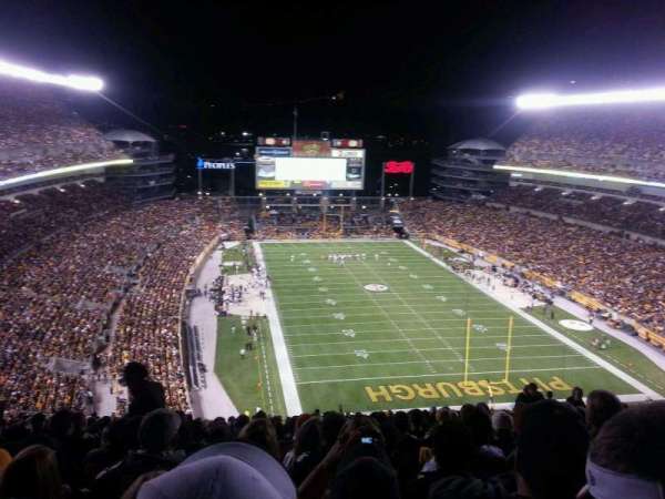 Acrisure Stadium, section: 520, row: AA, seat: 14