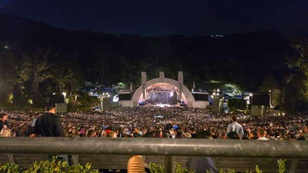Hollywood Bowl, section: W3, row: 1, seat: 20