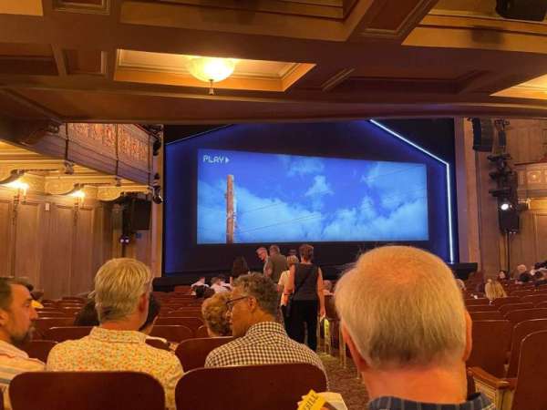 Booth Theatre, section: Orchestra L, row: N, seat: 3