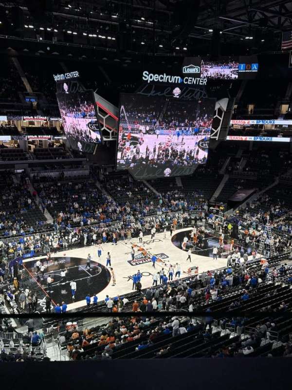 Spectrum Center, section: 211, row: A, seat: 5