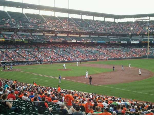 Oriole Park at Camden Yards, section: 13, row: 1, seat: 6