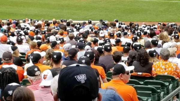 Oriole Park at Camden Yards, section: 13, row: 1, seat: 16