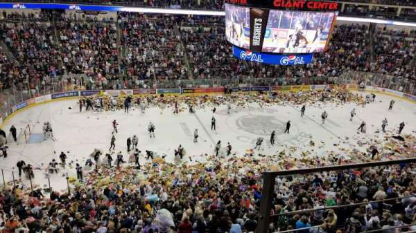 Giant Center, section: 218, row: 2, seat: 2