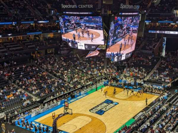 Spectrum Center, section: 214, row: F, seat: 2