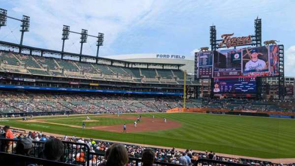 Comerica Park, section: 116B, row: D, seat: 5