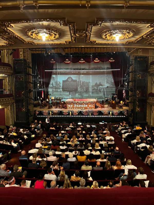 CIBC Theatre, section: Dress Circle C, row: A, seat: 207