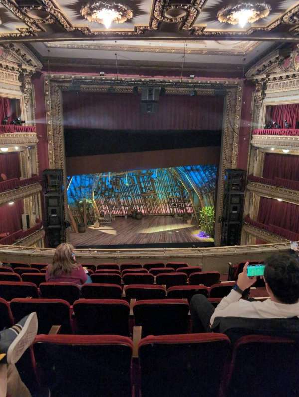 James M. Nederlander Theatre, section: Balcony C, row: H, seat: 307