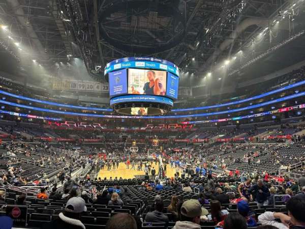 Crypto.com Arena, section: 107, row: 15, seat: 13