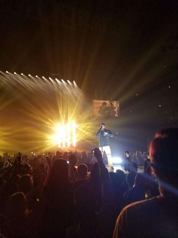 United Center, section: Floor 4, row: 18, seat: 1