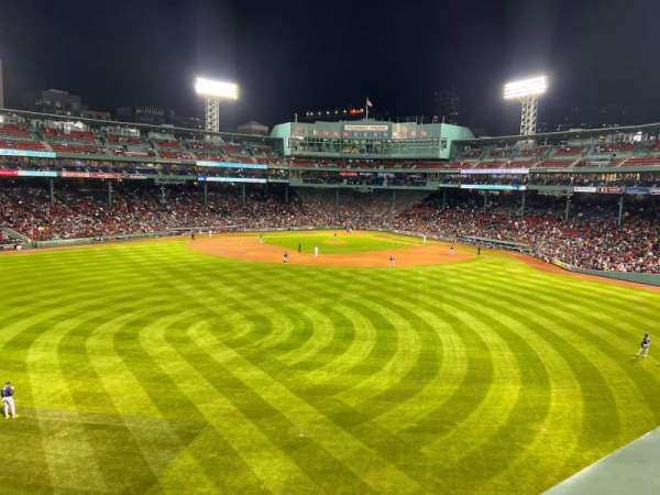 Fenway Park, section: Green Monster 10, row: 1