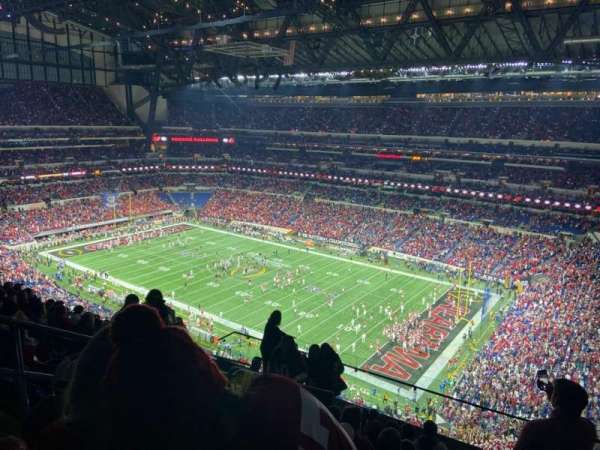 Lucas Oil Stadium, section: 607, row: 10