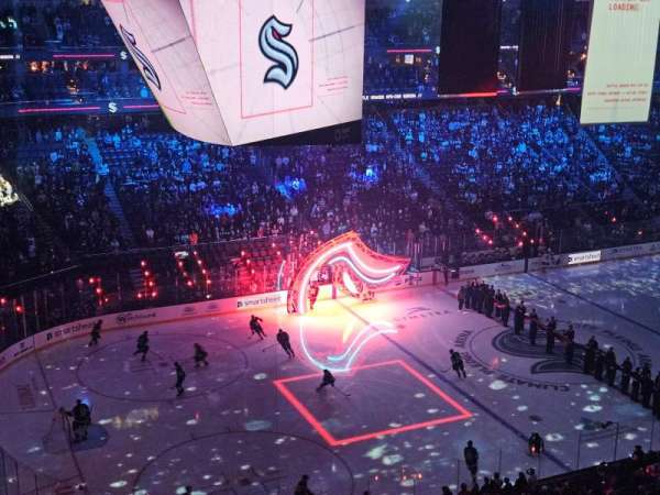 Climate Pledge Arena, section: 217, row: A, seat: 3