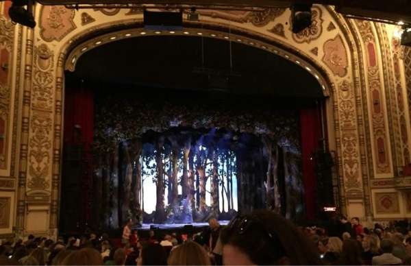 Cadillac Palace Theater, section: Orchestra L, row: S, seat: 3