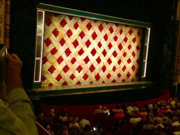 Cadillac Palace Theater, section: Dress Circle L, row: EE, seat: 1