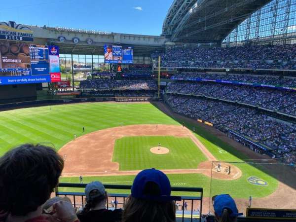 American Family Field, section: 429, row: 3, seat: 1