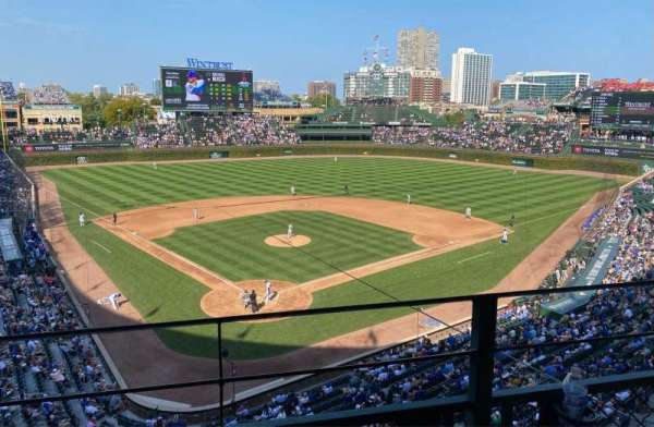 Wrigley Field, section: 319R, row: 2, seat: 2