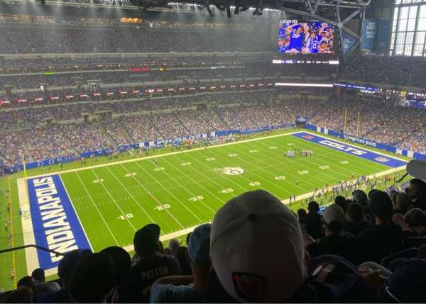 Lucas Oil Stadium, section: 617, row: 8, seat: 18