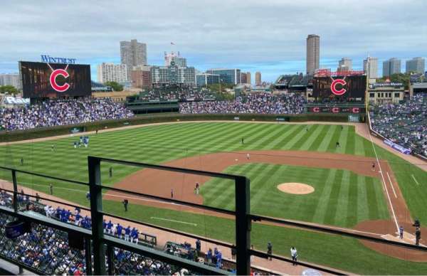Wrigley Field, section: 313L, row: 2, seat: 2