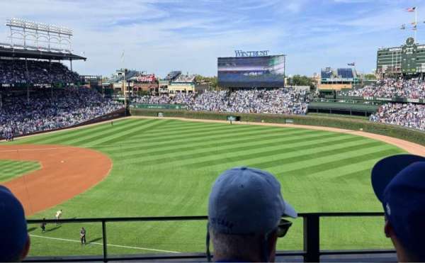 Wrigley Field, section: 329R, row: 2, seat: 3