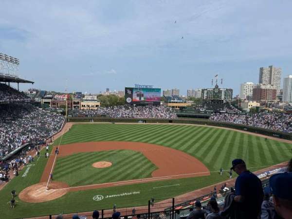 Wrigley Field, section: 322R, row: 9, seat: 12