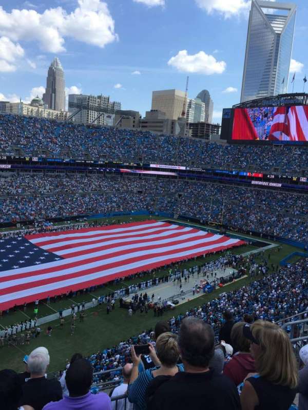 Bank Of America Stadium, section: 547, row: 4, seat: 15