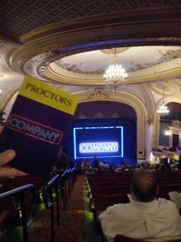 Proctor's Theatre, section: Balcony C, row: s, seat: 115