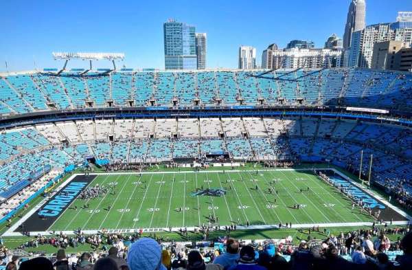 Bank of America Stadium, section: 542, row: 26, seat: 17