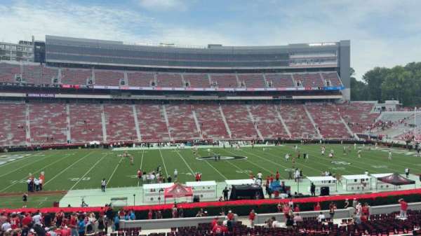 Sanford Stadium, section: 108, row: 38, seat: 16
