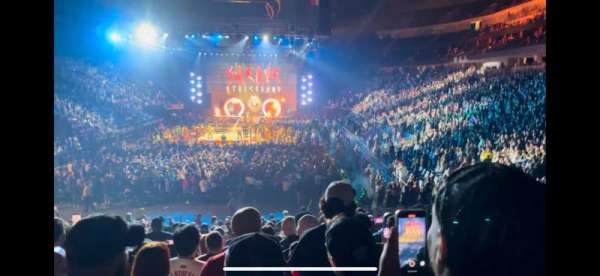 UBS Arena, section: 108, row: 20, seat: 18