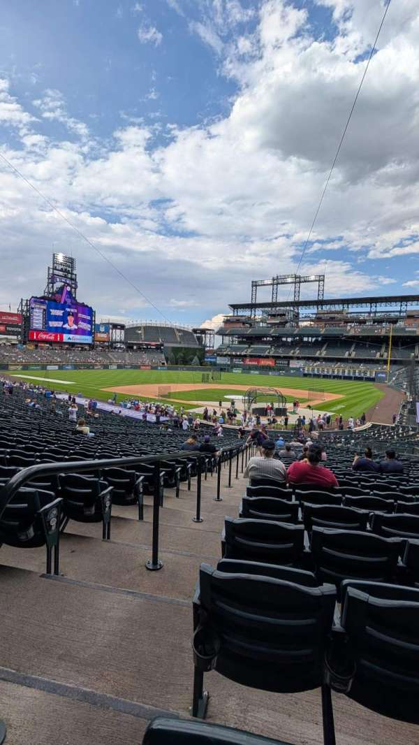 Coors Field, section: 132, row: 38, seat: 14