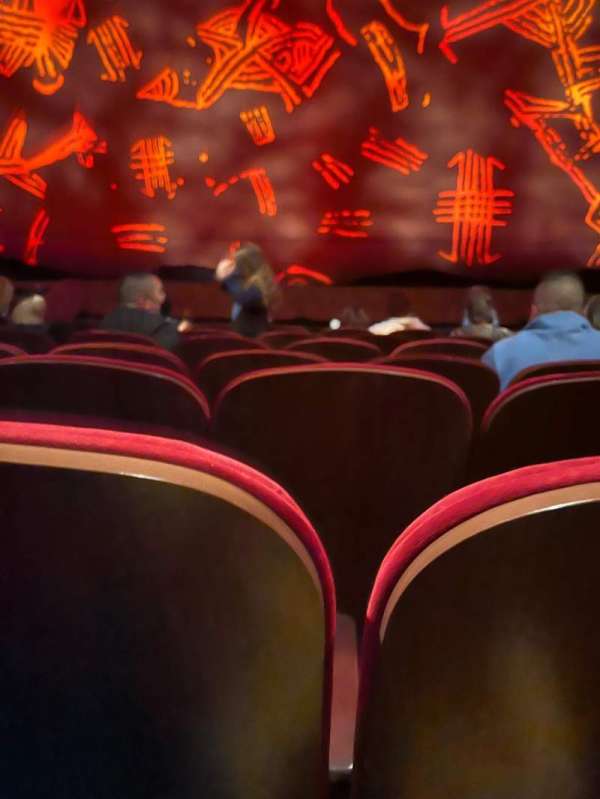 Minskoff Theatre, section: Orchestra C, row: G, seat: 113