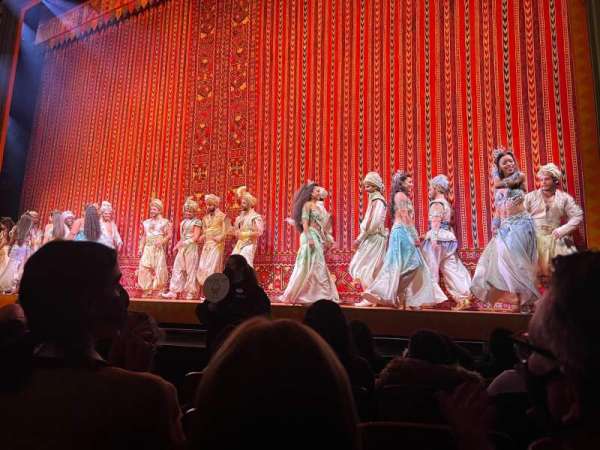 New Amsterdam Theatre, section: Orchestra R, row: E, seat: 6