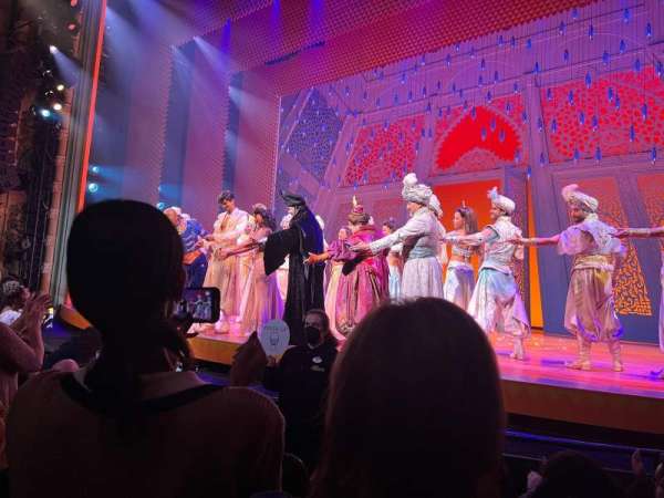 New Amsterdam Theatre, section: Orchestra R, row: E, seat: 8