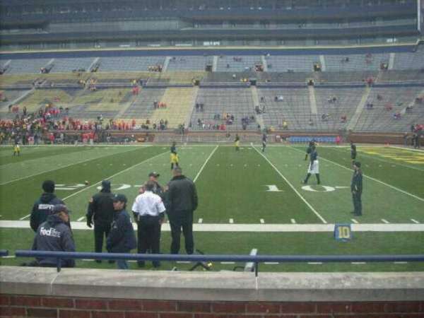 Michigan Stadium, section: 20, row: 2, seat: 2