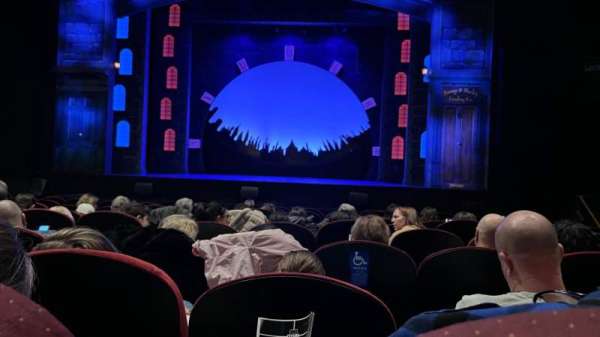 The Argyle Theatre, section: Orch, row: I, seat: 8